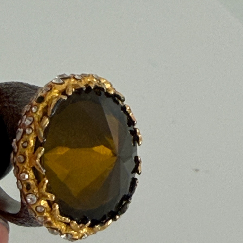 Alexis Bittar Cocktail Ring Labradorite & Swarovski Crystals - Picture 8 of 8